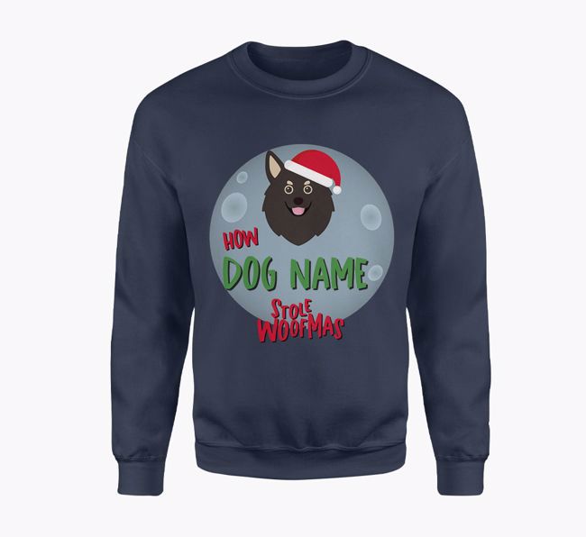 Dog Stole Woofmas: Personalised {breedFullName} Adult Jumper